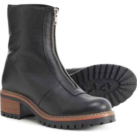 BERTUCHI Made in Spain Zip-Up Boots - Leather (For Women) in Black