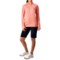 128YH_2 Bette & Court Odyssey Space-Dye Shirt - UPF 30+, Zip Neck, Long Sleeve (For Women)