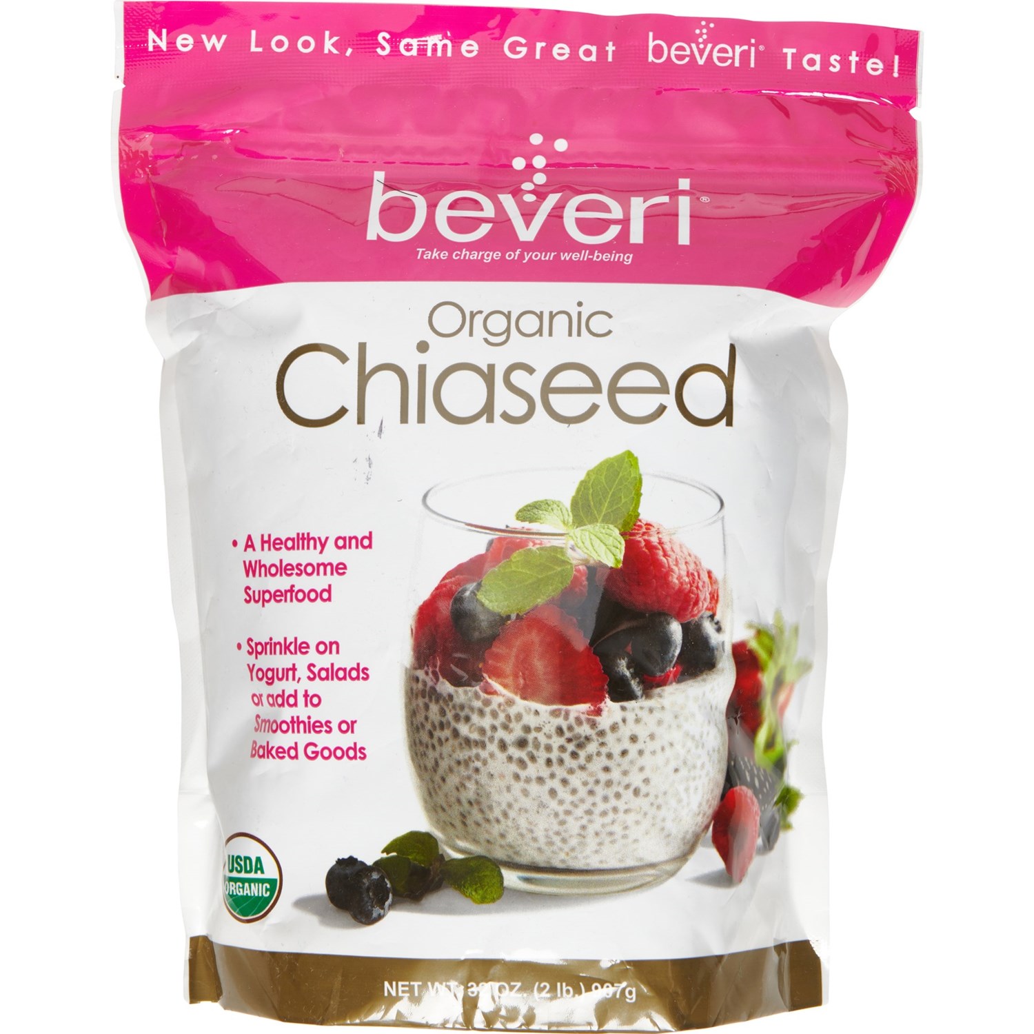 Beveri Organic Chia Seeds 2 lbs. Save 42