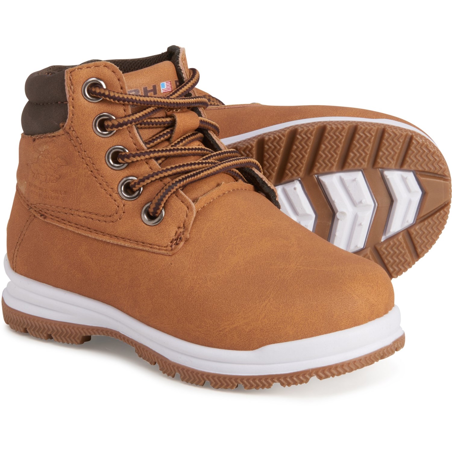 boys leather walking boots