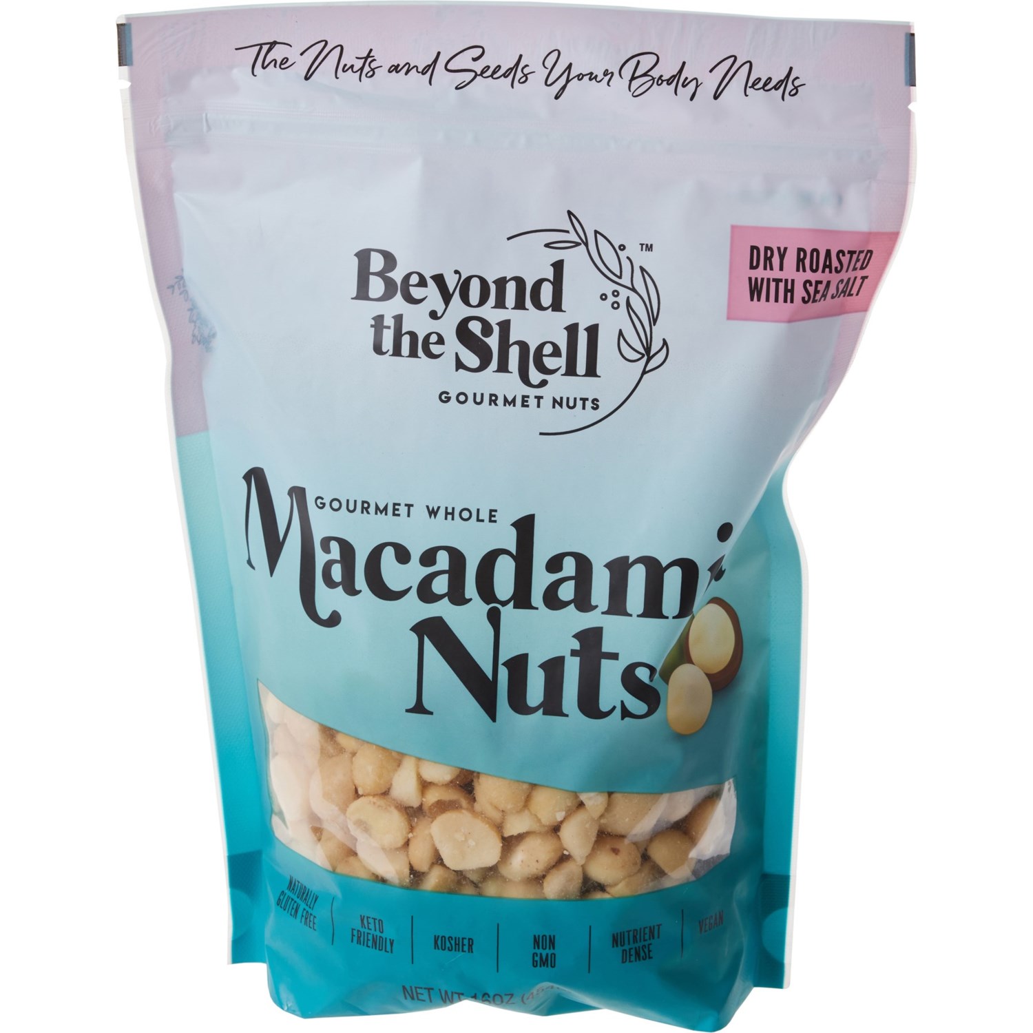 BEYOND THE SHELL NUTS Macadamia Nuts - 16 oz. - Save 25%