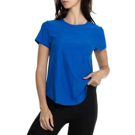 Beyond Yoga On the Down Low T-Shirt - Short Sleeve in Blue
