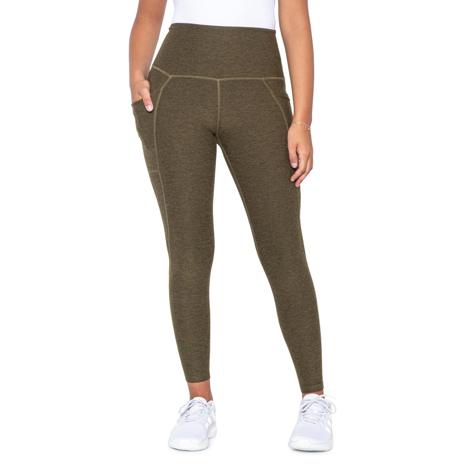 Legging Taille Haute Rose Poinçonné BEYOND YOGA Spacedye Hors Poche Taille S