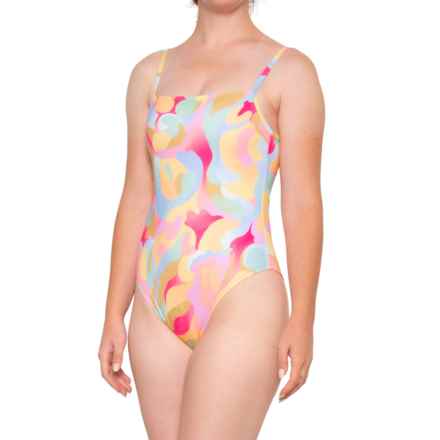 Billabong Adventure Division Strappy One-Piece Swimsuit - UPF 50 (For Women) in Peach Tea