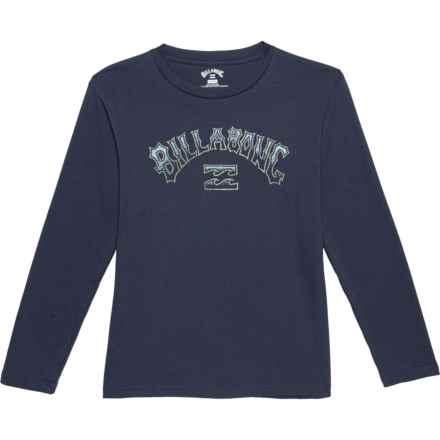 Billabong Big Boys Grady Wave T-Shirt -  Long Sleeve in Dusty Navy