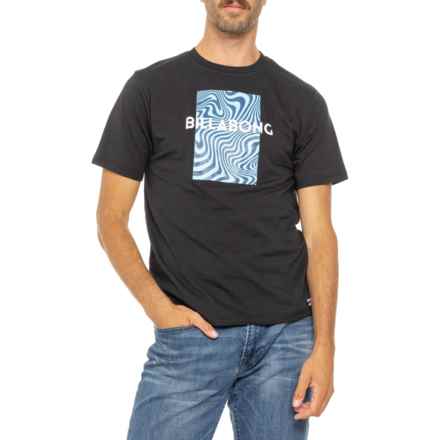 Billabong Illusion Graphic Logo Lounge T-Shirt - Short Sleeve in Black