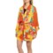 Billabong Loveland Cover-Up Kimono Beach Dress - Long Sleeve in Brick