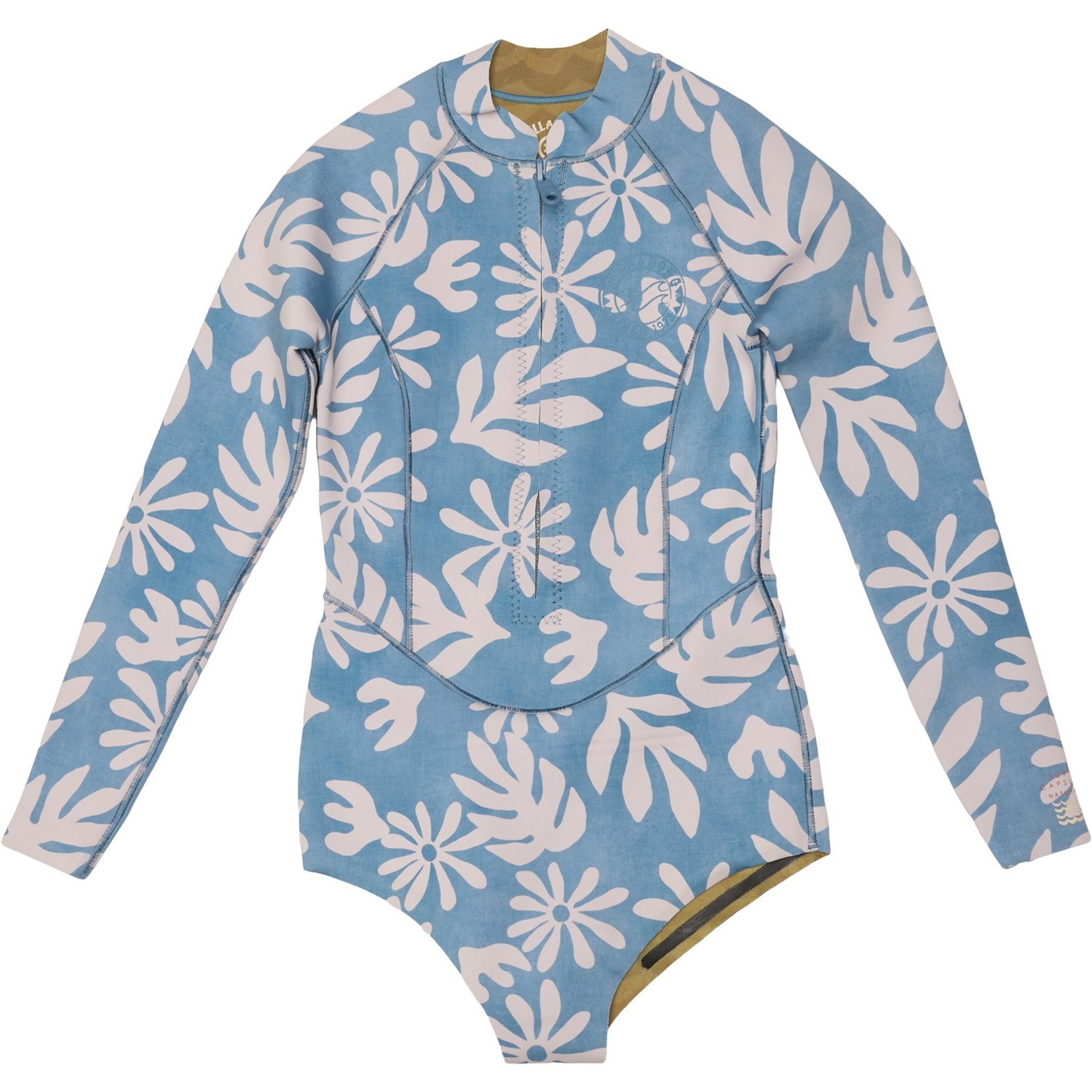 Billabong Salty Dayz Lite Natural Zip Front Spring Wetsuit - 2, 2