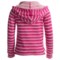 9264D_2 Billabong Striped Out Pullover Hoodie - French Terry (For Girls)