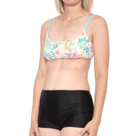 Billabong Sweet Tropics Skinny Mini Bikini Top - Reversible (For Women) in Multi