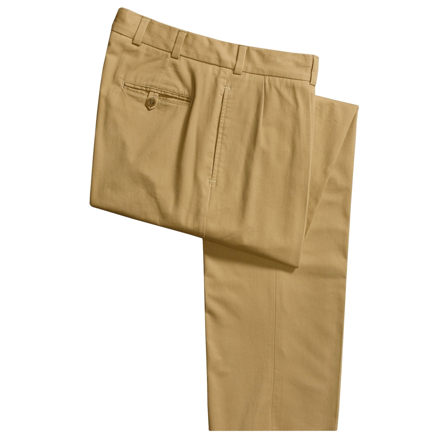 Bills Khakis M1P Driving Twill Pants - Forward Pleats, Relaxed Fit (For ...