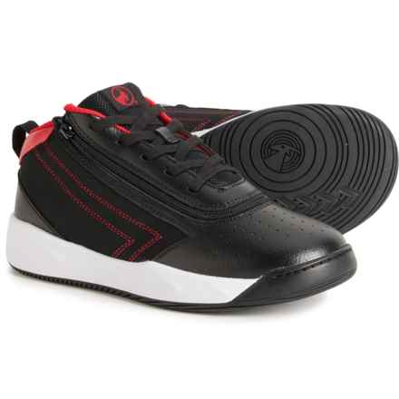 Billy Big Boys Sport Hoop Sneakers in Black/Red