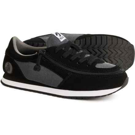 Billy Boys Adaptive Jogger Sneakers in Black/Charcoal