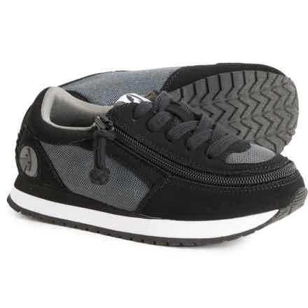 Billy Boys Jogger Sneakers in Black/Charcoal