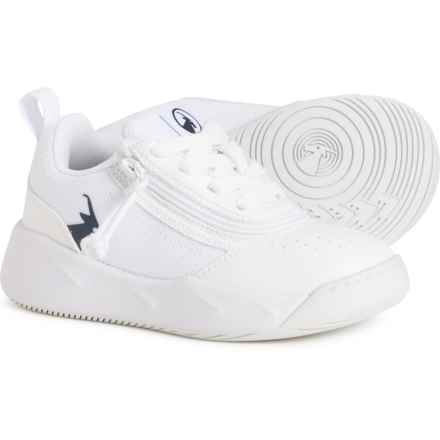 Billy Boys Sport Court Sneakers in White/Navy