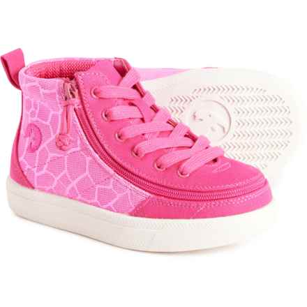 Billy Little Girls Classic DR High-Top Sneakers - Wide Width in Pink Print