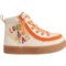 4UMMP_3 Billy Little Girls Classic Lace High-Top Sneakers