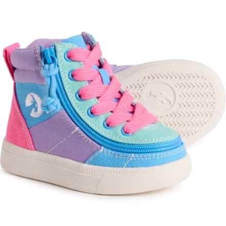 Billy Little Girls Street High-Top Sneakers in Bayside