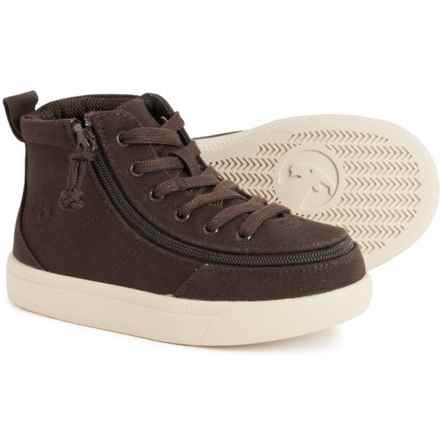 Billy Toddler Boys and Girls Classic DR High-Top Sneakers in Brown