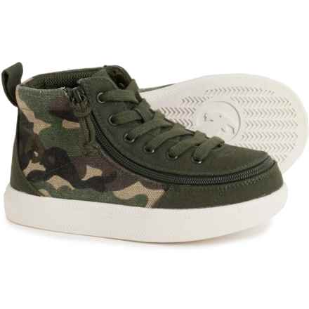 Billy Toddler Boys and Girls Classic DR High-Top Sneakers - Wide Width in Olive Camo