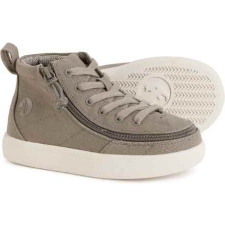 Billy Toddler Boys and Girls Classic DR High-Top Wide Sneakers in Grey