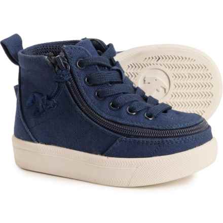 Billy Toddler Boys and Girls Classic Lace High-Top Sneakers in Navy