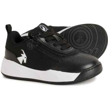 Billy Toddler Boys and Girls Sport Court Sneakers in Black/White