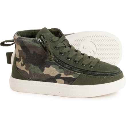 Billy Toddler Boys Classic DR High-Top Sneakers - Wide Width in Olive Camo