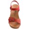 9309R_2 BioNatura Stella Sandals - Leather, Wedge Heel (For Women)