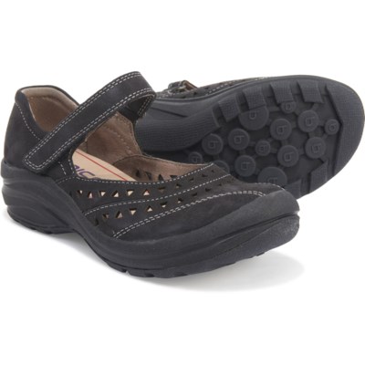 womens black leather mary jane shoes