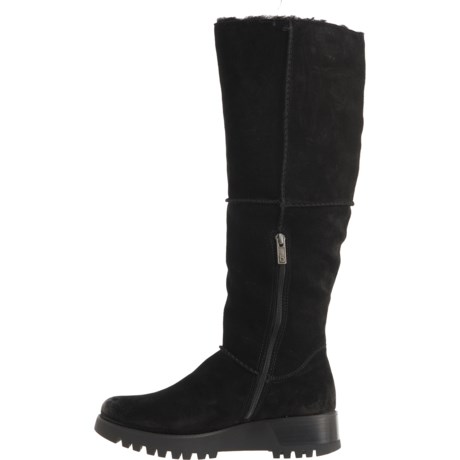 Bionica Caleen Shearling-Lined Tall Boots (For Women) - Save 33%