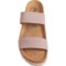 3PAGT_2 BioStep Made in Spain Double-Band Slide Sandals - Leather (For Women)