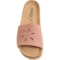 8MVDJ_2 BioStep Made in Spain Laser Floral Slide Sandals - Suede (For Women)