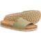 BioStep Made in Spain One-Band Slide Sandals - Suede (For Women) in Rosmarino
