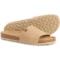 BioStep Made in Spain Single Band Slide Sandals - Suede (For Women) in Arena138x -Sand