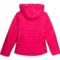 2DTKM_2 Birch & Stone Big Girls Cozy Reversible Hooded Jacket - Insulated