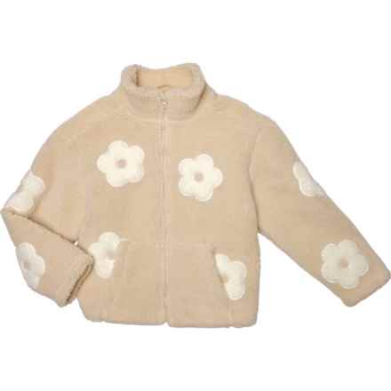 Birch & Stone Big Girls Sherpa Jacket in Beige