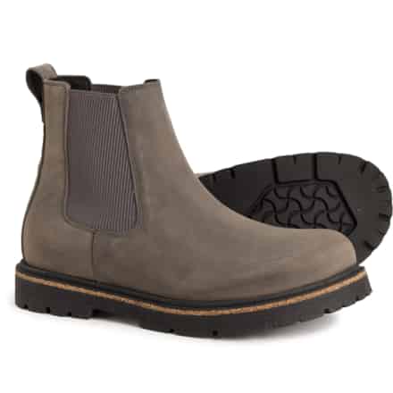 Birkenstock Made in Portugal Highwood Mid Chelsea Boots - Nubuck (For Men)