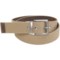 4940K_2 Bison Designs Leather-to-Webbing Belt - Reversible (For Men and Women)
