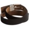 4940K_3 Bison Designs Leather-to-Webbing Belt - Reversible (For Men and Women)