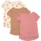 9UNMT_2 BKIND Big Girls Football Shirt Set - 3-Pack, Short Sleeve