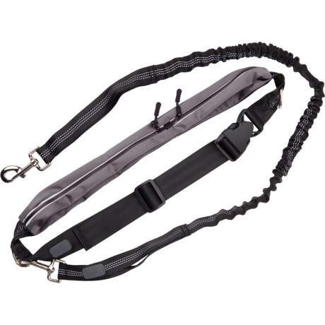 BLACK & DECKER Hands-Free Bungee Running Leash in Gray