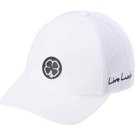 Black Clover Sharp Luck 13 Baseball Cap in White