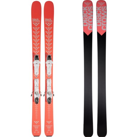 black crows Camox Birdie System Alpine Skis with Salomon EM10 GW Ski Bindings (For Women) in Red/White