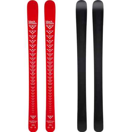 black crows Camox Jr. Alpine Skis (For Boys and Girls) in Black/Red