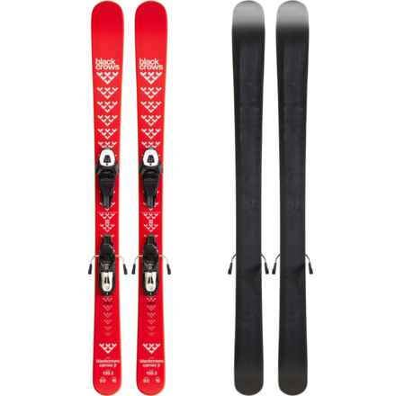 black crows Camox Jr. System Alpine Skis with L6GW X-Salomon Bindings (For Boys and Girls) in Red/White/Black