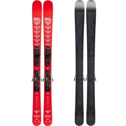 black crows Camox Jr. System Alpine Skis with M10GW X-Salomon Bindings (For Boys and Girls) in Red/White/Black