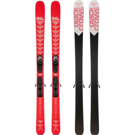 black crows Camox RT Alpine Skis with Salomon E M12 GW F100 Bindings (For Men and Women) in Black/Red