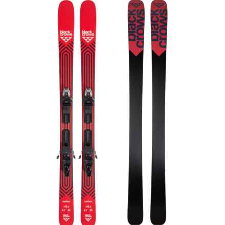 black crows Camox System Alpine Skis with Salomon W/M12gw Bindings (For Men and Women) in Red/White/Black