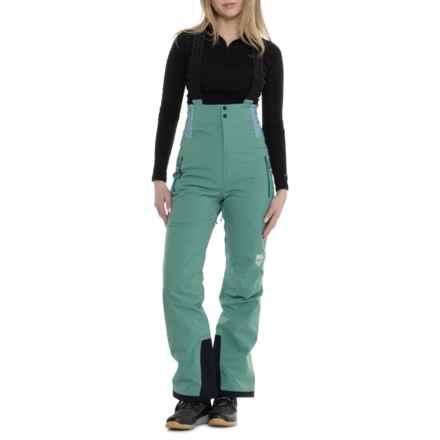 black crows Ferus Mechanical PrimaLoft® Bib Ski Pants - Insulated, RECCO® in Winter Green